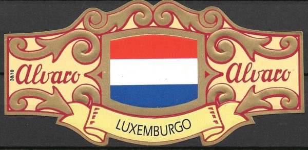 coleccionar vitolas con bandera de Luxemburgo