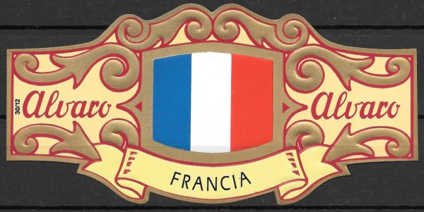 coleccion vitola con bandera de Francia