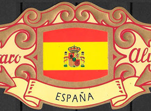 coleccionar vitolas bandera de Espana