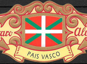 coleccionar vitolas con la bandera de la comunidad autonomica epanola del país Vasco